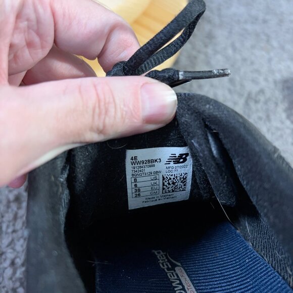 New Balance 928 v3 Walking Shoe Womens Size 8 Extra Wide Rollbar Leather Sneaker - Picture 7 of 8